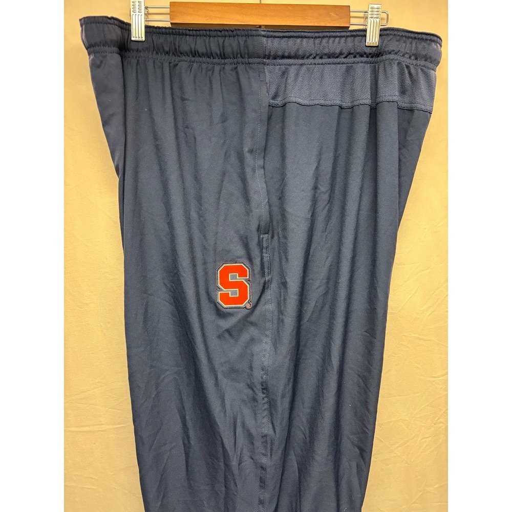Nike‎ Dri-Fit Sweatpants Mens Navy Syracuse University Elastic Waist 4XL (38x34)